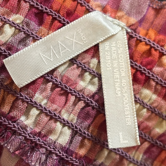 Y2K Strapless Cutesy Checkered Blouse Sz S/M - Picture 2 of 6